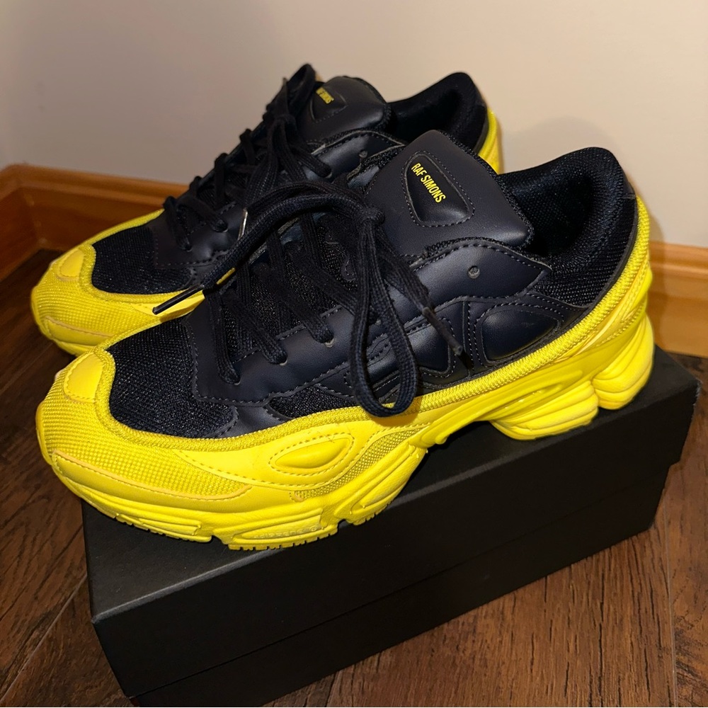 Adidas x Raf Simon Ozweego ‘bright yellow night navy’